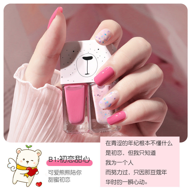 Twin nail polish new arrival japanese style no-bake quick-drying best selling manicure bottom oil seal long-lasting nail polish suit