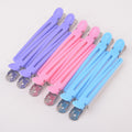Hair salon colorful duckbill clip one-word clip hair partition metal partition clip hair positioning clip wholesale