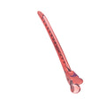 Manufacturer wholesale hairdressing clip long iron clip hairdressing clip crane beak clip hairdressing 105 color steel clip in stock