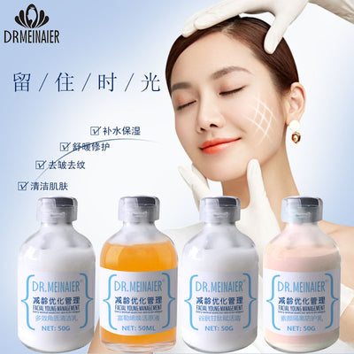 age-reducing and optimizing fullerene rejuvenating facial expansion kit to shrink pores and control oil, beauty salon skin care kit