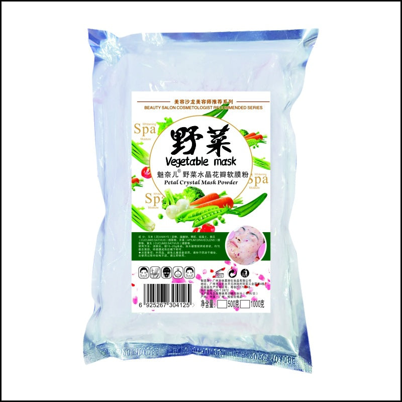 Wholesale crystal rose petal soft mask powder for beauty salons - hydrating, revitalizing, and skin-softening facial mask powder
