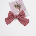 New arrival big bows hair clip spring clip pure color small fresh hair accessories clip hairpin headwear girl hair rope japanese style