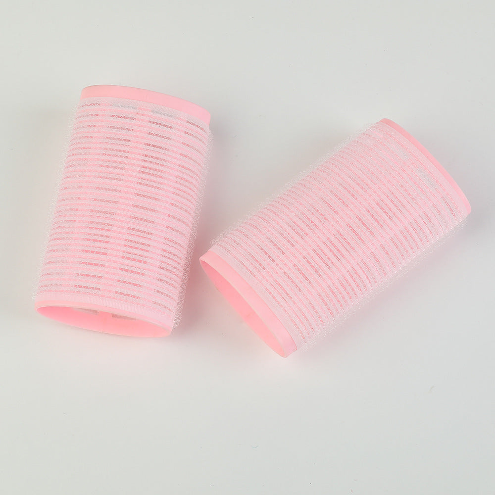 New arrival curling barrel new arrival air bangs roll oval nylon self-adhesive hair roll hairdressing tool heatless curling iron