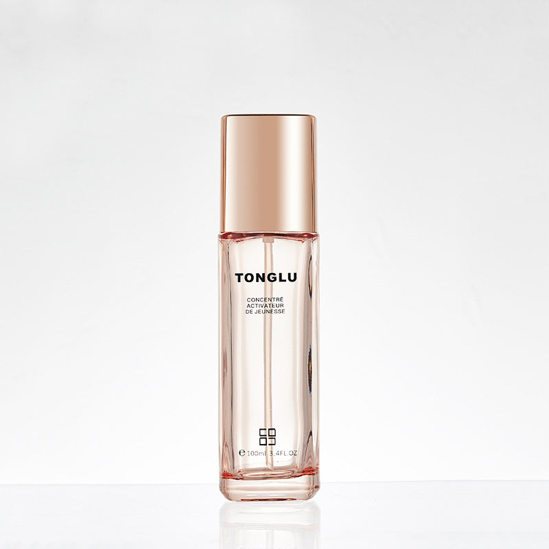 New cosmetic glass bottle set packaging, 120ml lotion/essential oil bottles, 50g cream jar travel set glass bottles