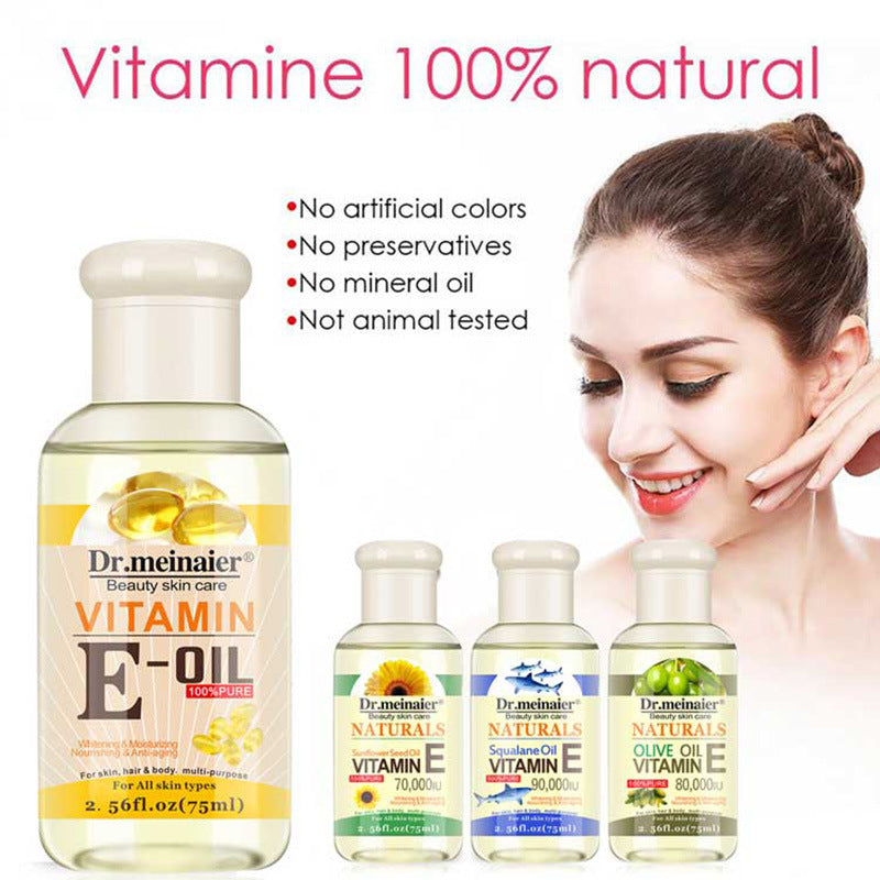 exclusive ve essential oil facial body hair care massage oil sunflower ve vegetable oil bb oil 75ml foreign trade