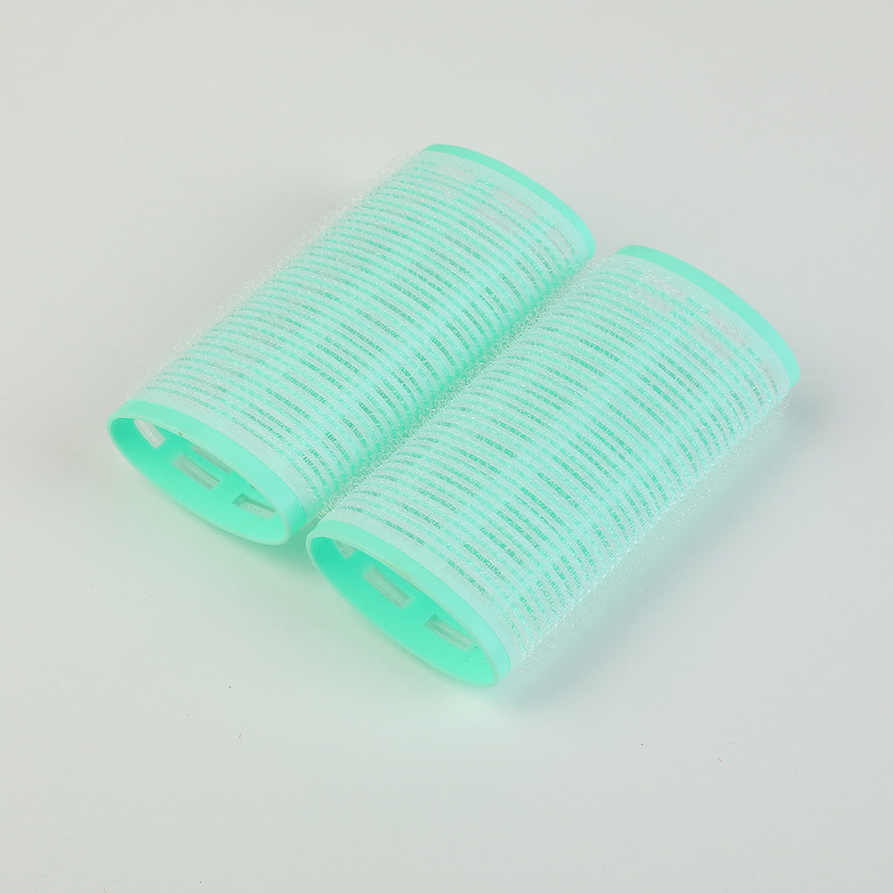 New arrival curling barrel new arrival air bangs roll oval nylon self-adhesive hair roll hairdressing tool heatless curling iron