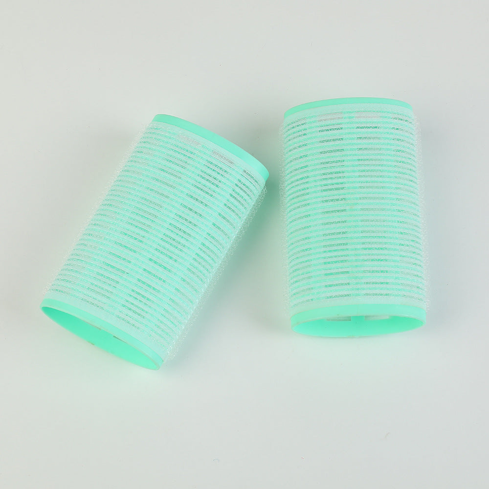 New arrival curling barrel new arrival air bangs roll oval nylon self-adhesive hair roll hairdressing tool heatless curling iron