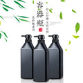500ml plastic bottle high-end square shampoo bottle press liquid refill bottle shampoo empty bottle