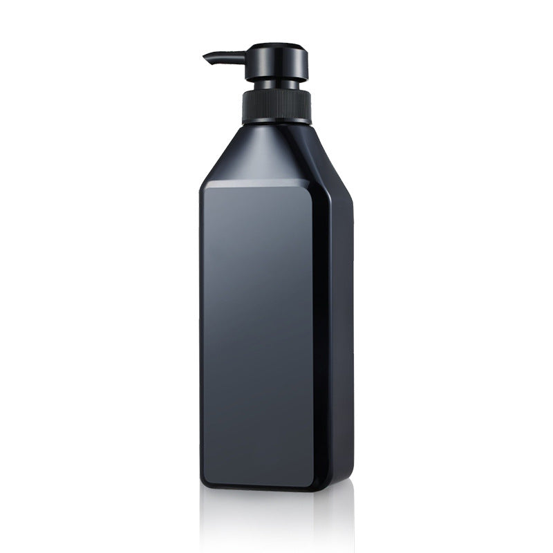 500ml plastic bottle high-end square shampoo bottle press liquid refill bottle shampoo empty bottle