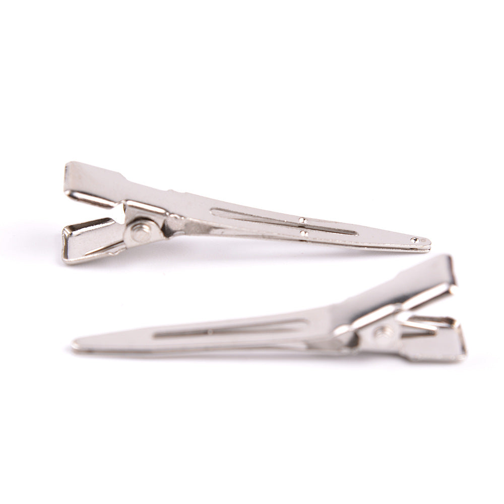 Mini steel clip hairdressing tool hair clip partition hairdressing hair card bottom embryo handmade material side clip diy bottom clip