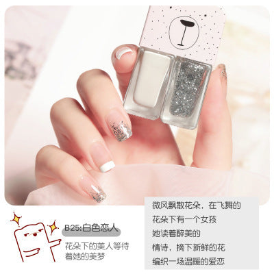 Twin nail polish new arrival japanese style no-bake quick-drying best selling manicure bottom oil seal long-lasting nail polish suit