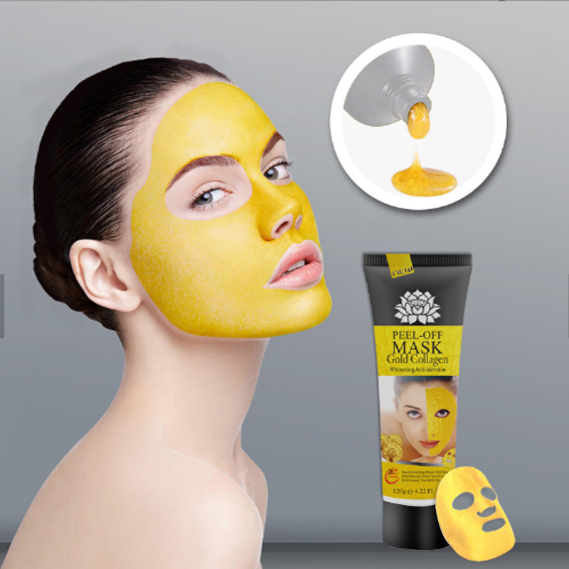 bestseller: gold peel-off mask - blackhead removal, oil control, deep cleansing, acne treatment, and skin firming