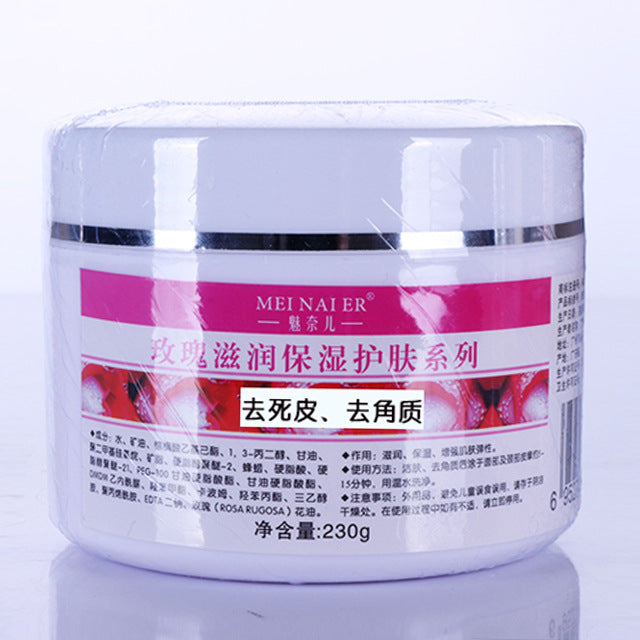 Rose exfoliating gel face body exfoliating beauty salon skin care wholesale