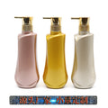 Blow molding 300 500ml shampoo and shower gel bottles classypet plastic pressed lotion body lotion dispensing bottles