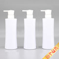 Pet bottle white 500ml decanting plastic empty bottle for liquids, conditioner, shampoo, body wash, and cosmetics