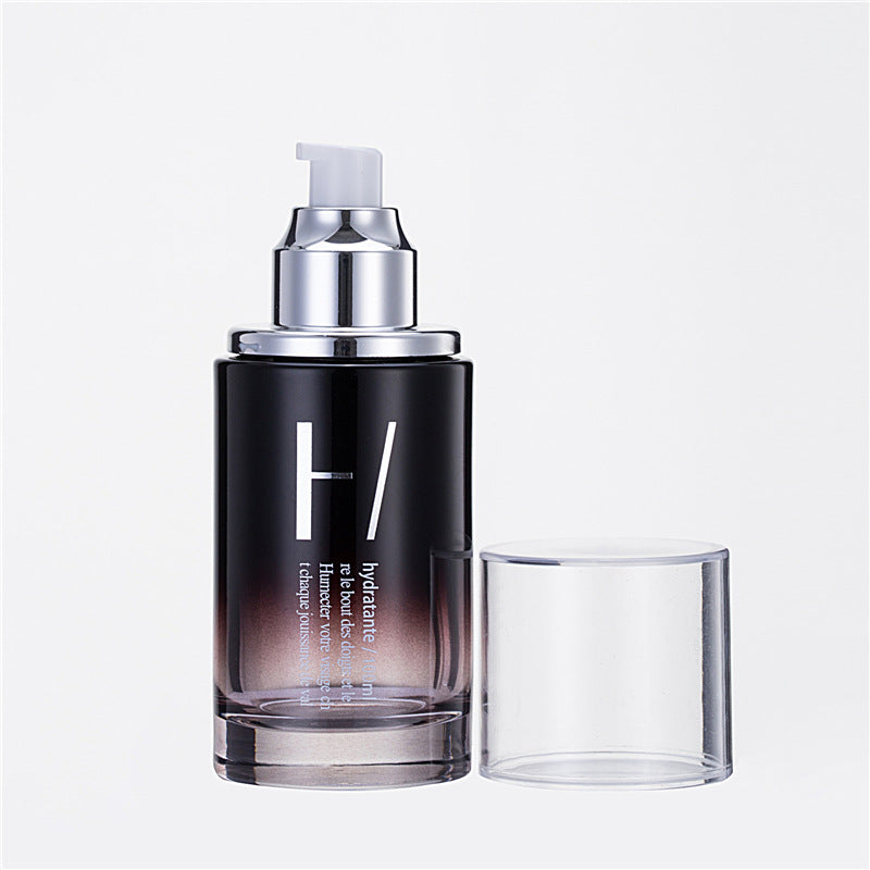 New cosmetic glass bottle suit packaging material 120ml lotion essence bottle 50g cream bottle factory direct sales