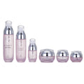 Cosmetic glass bottle set packaging 120ml lotion essential oil bottle skin care cream glass empty bottle manufacturer supply