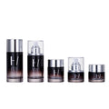 New cosmetic glass bottle suit packaging material 120ml lotion essence bottle 50g cream bottle factory direct sales