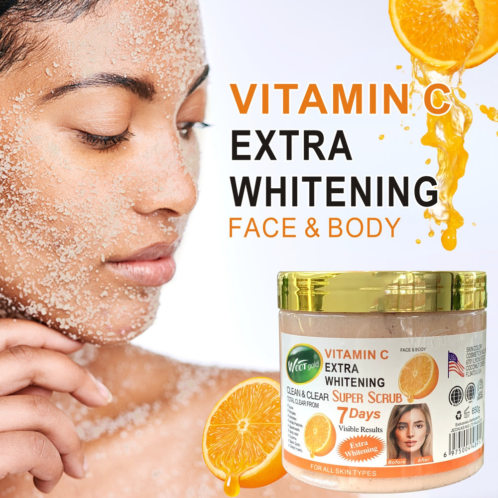 vitamin c scrub 650g exfoliating moisturizing full body bath salt scrub salt export