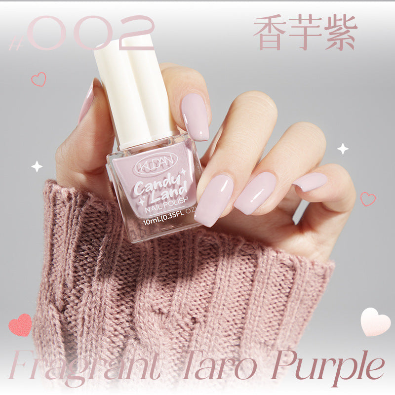 Kudan nail polish no bake quick drying peelable light fragrance 10ml water-based nail polish new cross-border best selling 36 colors