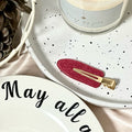 Brushed and shiny~korean style niche styleclassy seamless hair clip, side clip, broken hair clip, elegant makeup hair clip