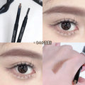 Sweet mint ultra-fine dual-ended eyebrow pencil - waterproof, sweat-proof, long-lasting, smudge-proof, creates defined brows, perfect for beginners achieving natural, defined brows
