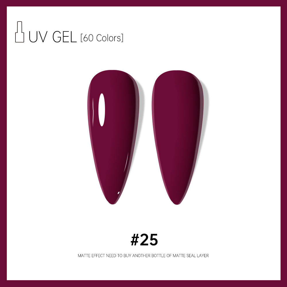 Risyal cross-border exclusive: 60 colors of 15ml gel nail polish - includes basic gel, cat eye gel, and more
