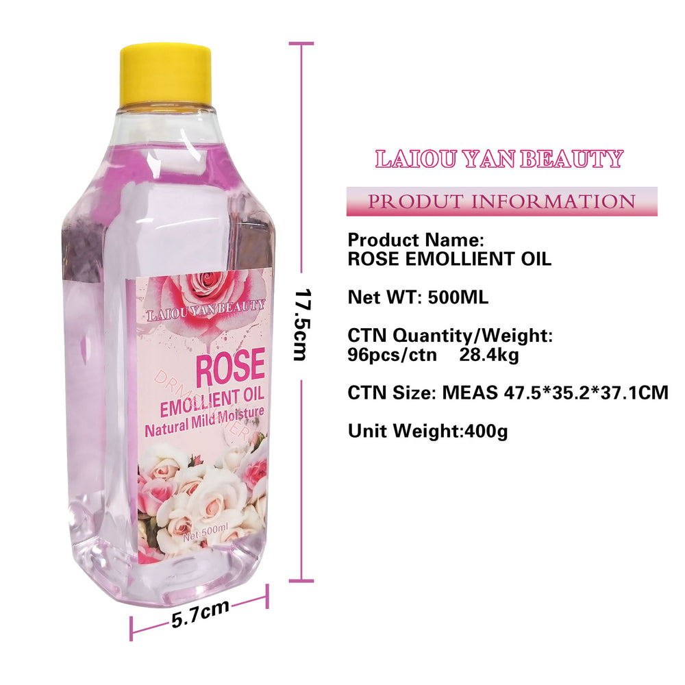 brightening & hydrating rosehip oil 500ml, aloe vera massage oil for hair, face & body, grape seed essential oil