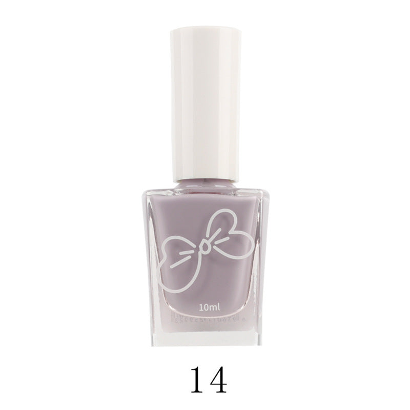 Fall and winter new color nail polish whitening oily non-peelable long-lasting nude black white nail polish wholesale