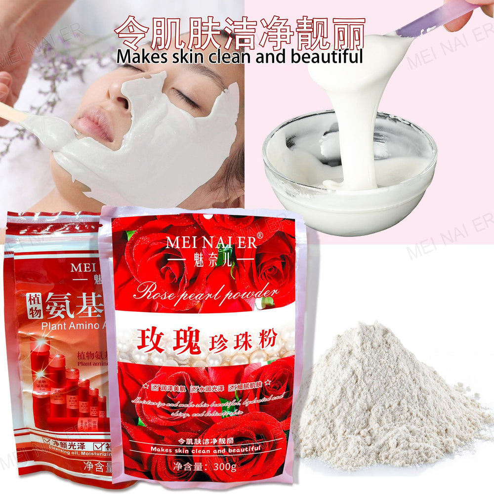 Best selling pearl powder for tender and shiny skin, improving dullness, moisturizing and nourishing color mask powder, factory direct sales and wholesale