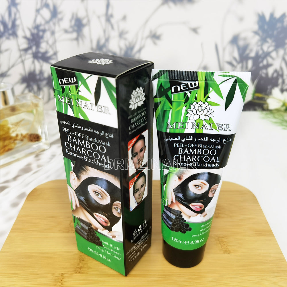 blackhead-absorbing nose mask, pore-cleansing, anti-wrinkle, oil-controlling activated carbon peel-off mask 120g factory direct sales