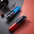 Cordless hair clipper set - rechargeable hair trimmer for home use - diy haircutting kit - electric hair clipper for men - complete barber tool set