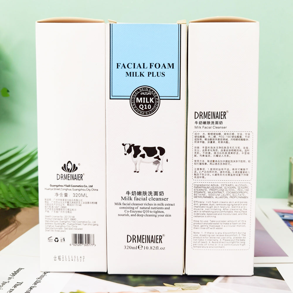 milk & honey gentle cleanser - hydrating, nourishing, brightening, deep cleansing, non-irritating facial cleanser - wholesale & private label available