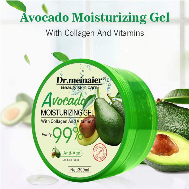 avocado soothing and repairing gel avocado gel mask to refine pores, firm and nourish the mask export wholesale