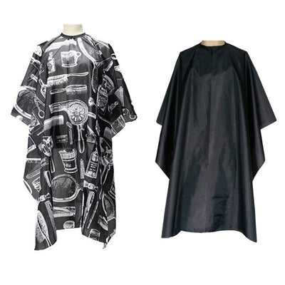 hot-selling large size 120*145 thickened hairdressing cloth hair cutting printing black hairdressing apron hair dyeing shawl