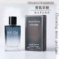 Fragrance wardrobe perfume men's long-lasting cologne woody aromatic blue wood fragrance men's perfume wholesale