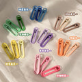 Ins style candy color hair clip sweetgirlcolorful seamless clip female side clip duckbill clip bb clip bangs headwear