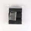 6.4cm/6 pieces in black