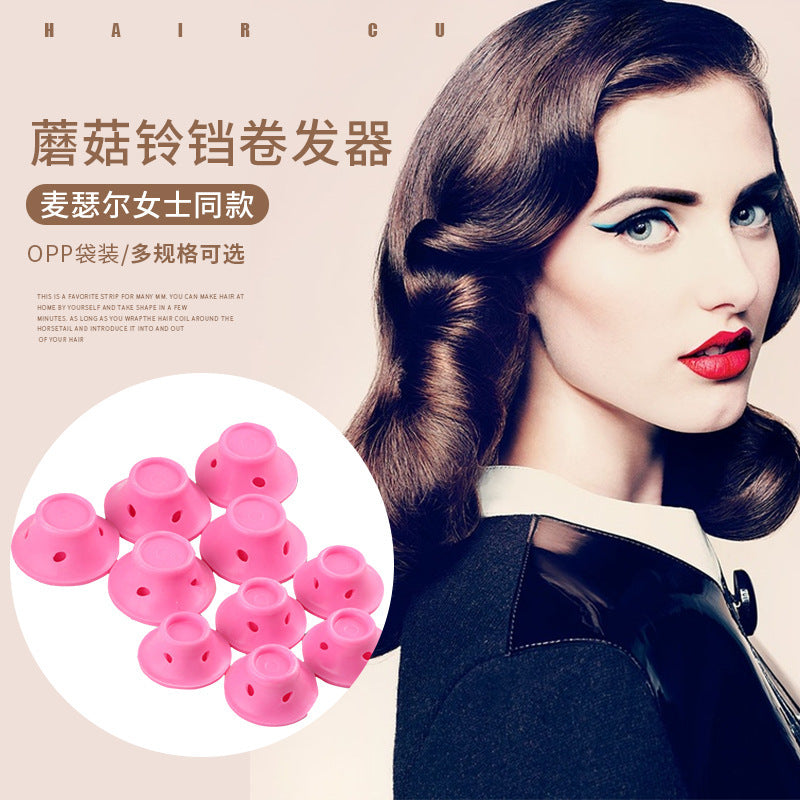 Manufacturer wholesale mushroom curling iron, bell curling ball, silicone hair-styling pear flower curl, snail curl, wavy curl, curly