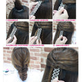 Wholesale hair braiding tools: fishbone braid maker, french curl roller, bun maker, twist braid tool, easy wave roller, and braiding accessories