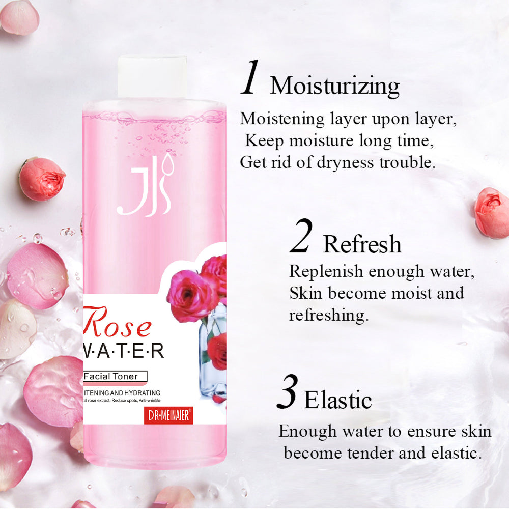 exclusive rose toner to shrink pores, brighten and shrink water, hydrating, moisturizing, refreshing and oil control 500g wholesale