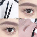 Sweet mint ultra-fine dual-ended eyebrow pencil - waterproof, sweat-proof, long-lasting, smudge-proof, creates defined brows, perfect for beginners achieving natural, defined brows