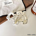 New casual hair clip elegant gripper extra large hair volume shark clip cartoon puppy biscuit headgear