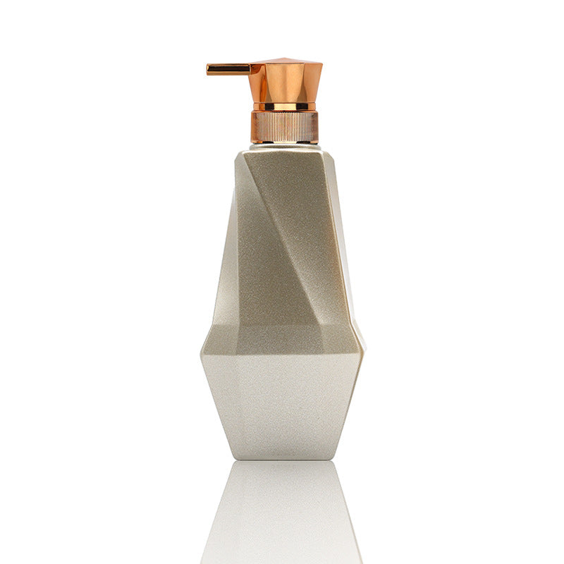 Pet 400ml refillable plastic empty bottle - premium pump bottle for liquid shampoo, conditioner, body wash, and shower gel