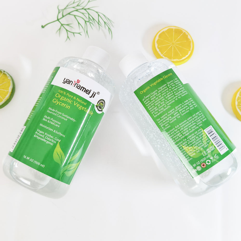 foreign trade cold-pressed coconut oil hydrating, moisturizing and brightening natural organic vegetable plant glycerin 500ml