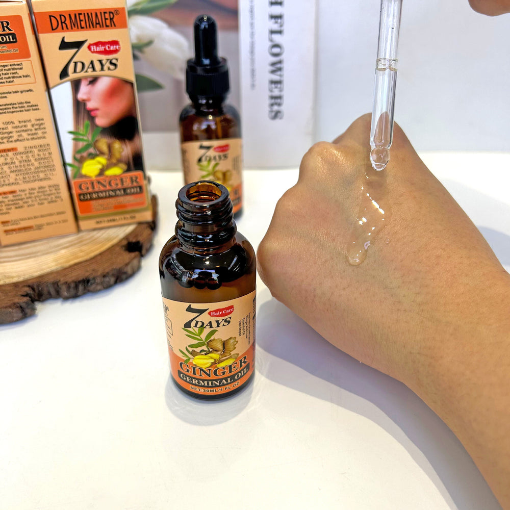 exclusive turmeric hair essential oil ginger essence 30ml hair care and nourishing leave-in nutrient solution wholesale