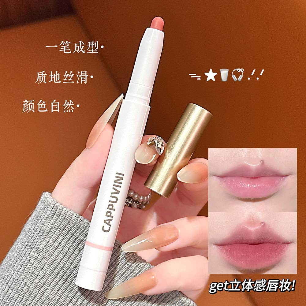 Cappuvini matte lip liner - define your lips with this long-lasting, smudge-proof, waterproof lip liner