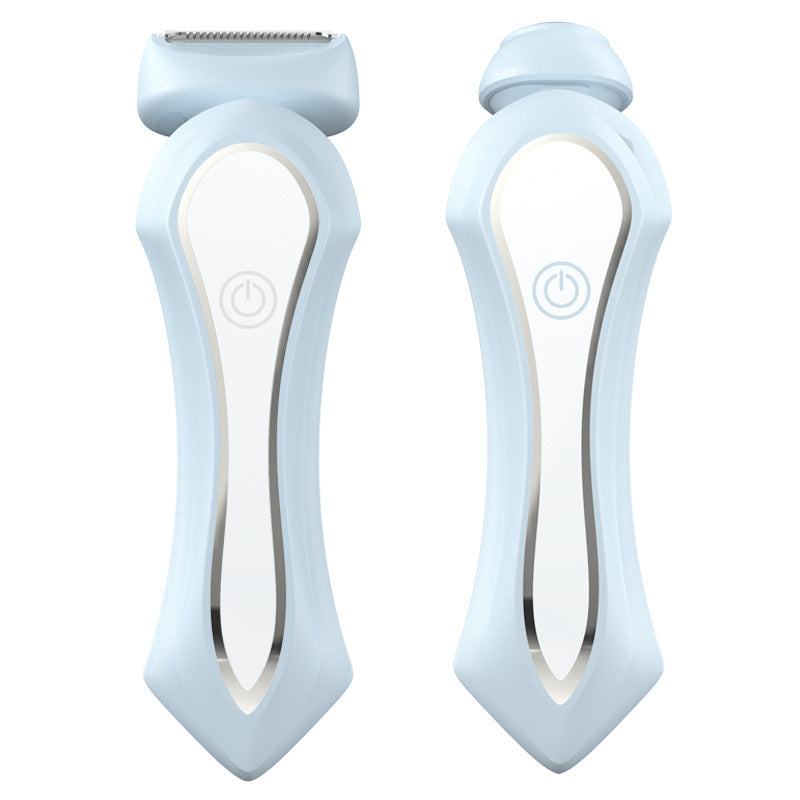 new women's electric double-headed epilator for intimate, underarm, and leg hair removal - body hair shaver