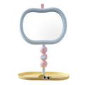Apple makeup mirror home plastic vanity mirror storage cartoon fairy home glass mirror makeup mirror