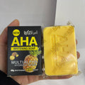boxed english fruit acid handmade soap - deep cleansing fruit soap aha soap 80g